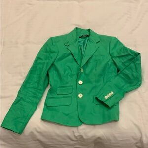 Vibrant Green Lauren Ralph Lauren Blazer